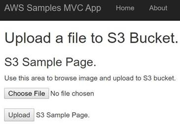 Upload a file to s3 bucket